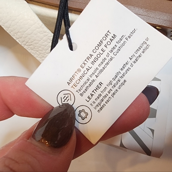 NWT Zara Flat White Leather Slider Sandals With Heel Strap Size EU 38 Stud Detai - Picture 16 of 16